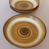 4 Longchamp calotte plates