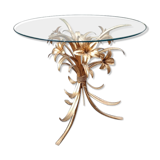 Gold metal side table 1970