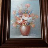 Oil on canvas signed Edmond Sanders
