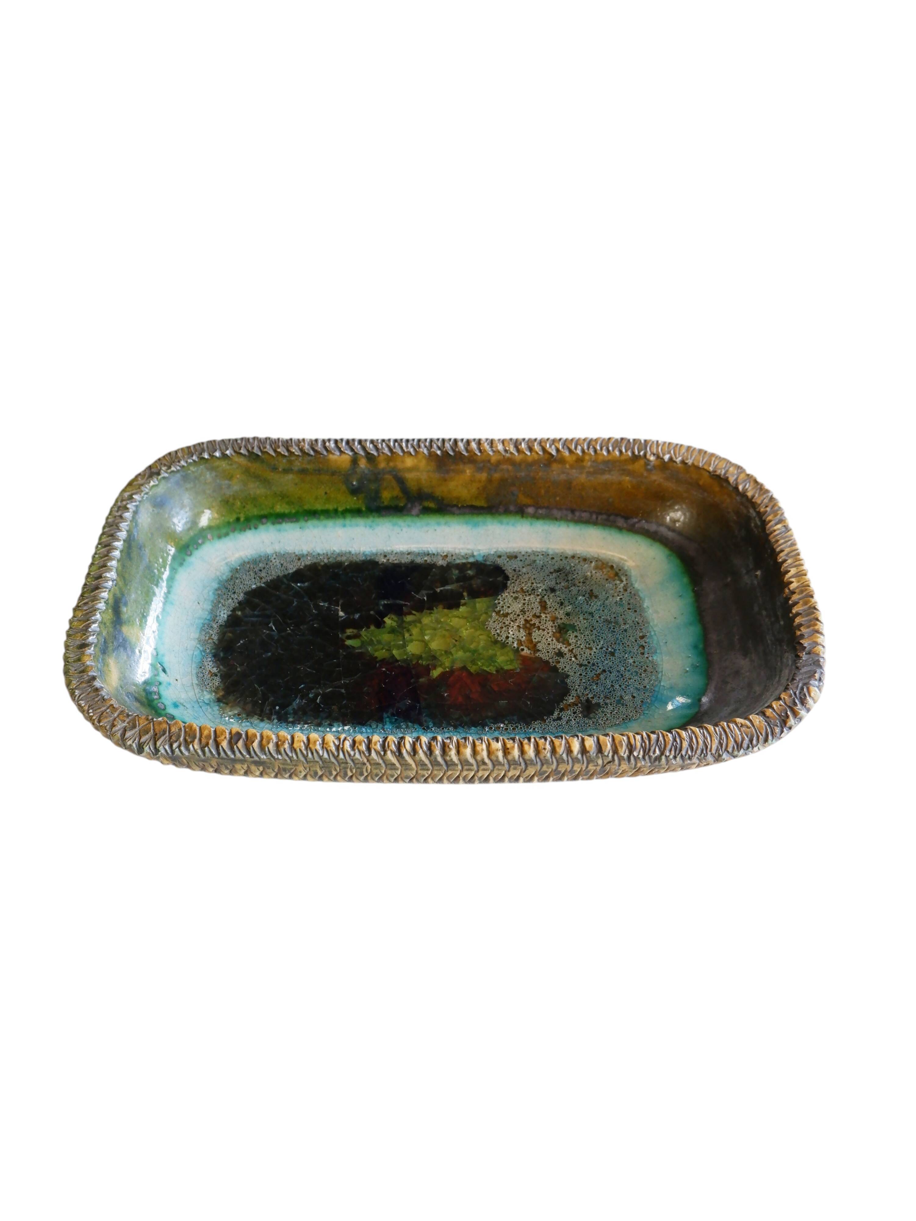Agu Reuvers Brutalist bowl, 1960s