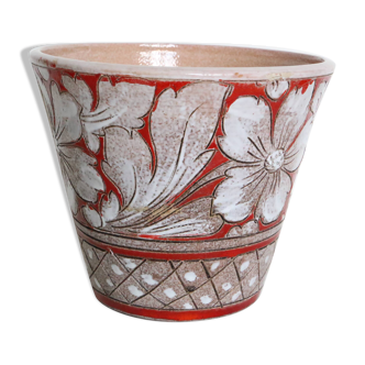 Cache-pot en céramique italienne par Fratelli Fanciullacci, vers 1950-1960