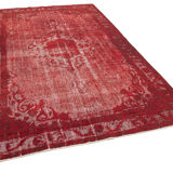 Handmade Bohemian Turkish 1970s 194 cm x 315 cm Red Carpet