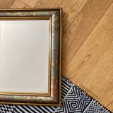 Flower beveled mirror
