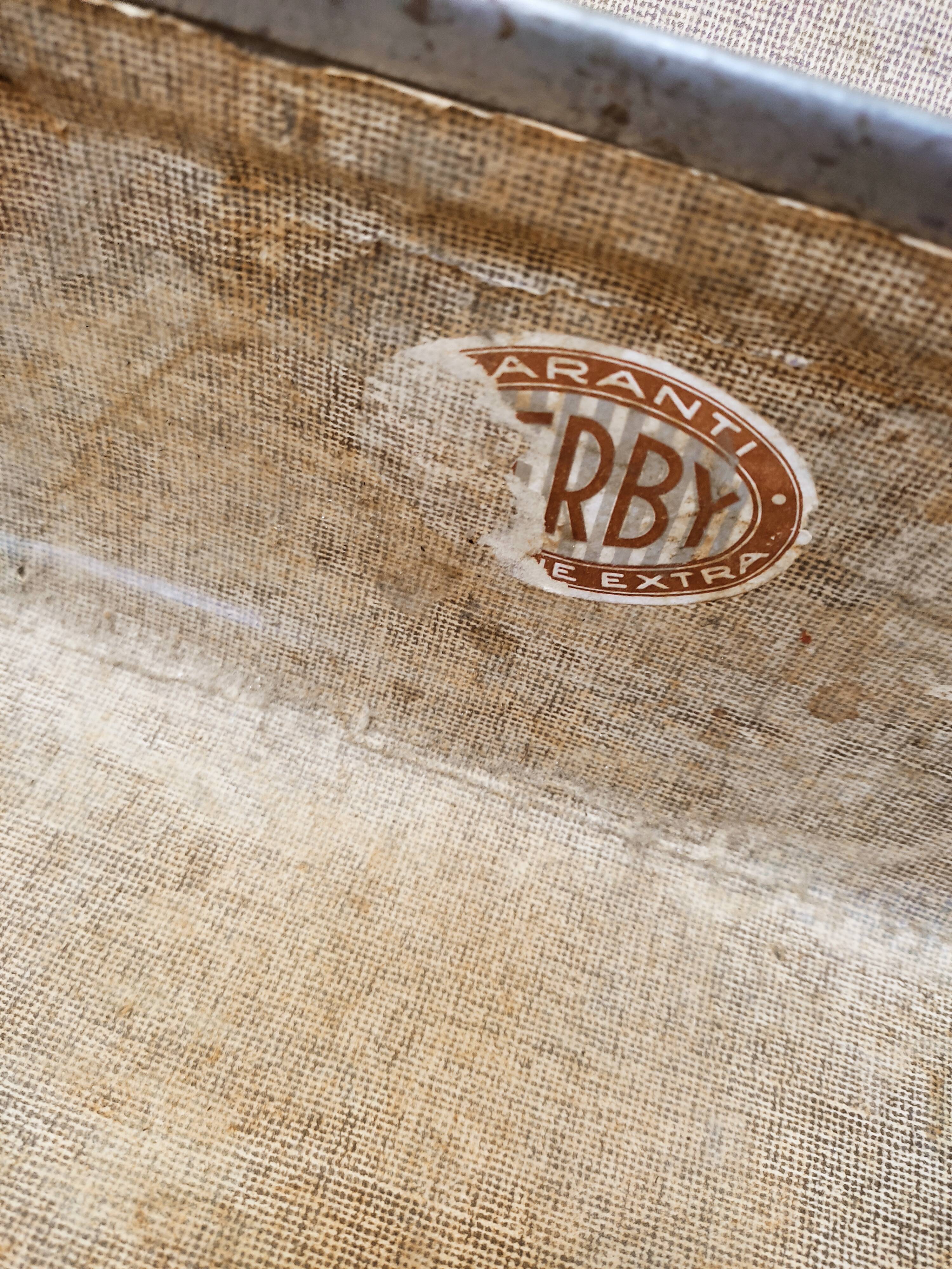 Duo of old suitcases