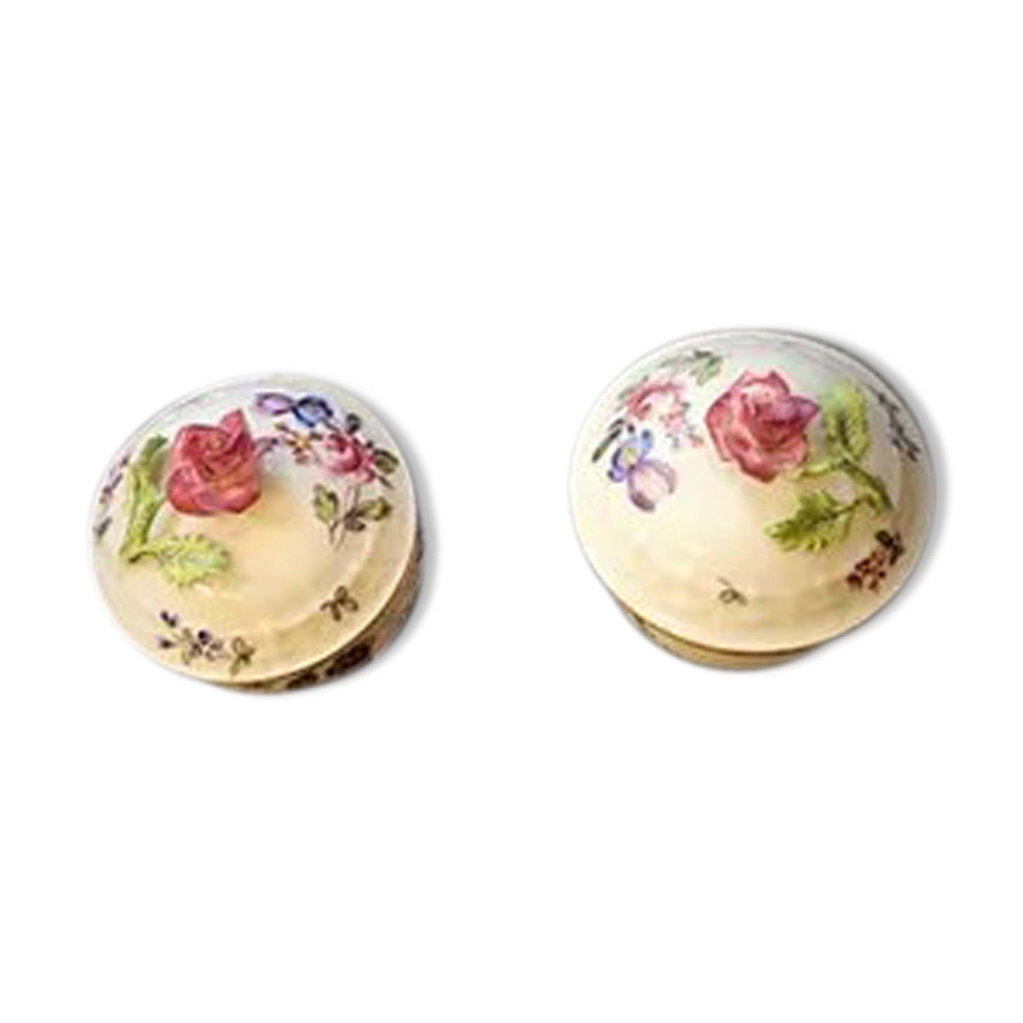 Pot à crème porcelaine fine ancienne