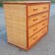 Commode osier et bambou