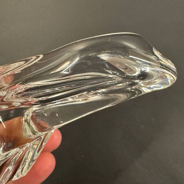 Vide-poche / cendrier en cristal – Baccarat, modèle Avila