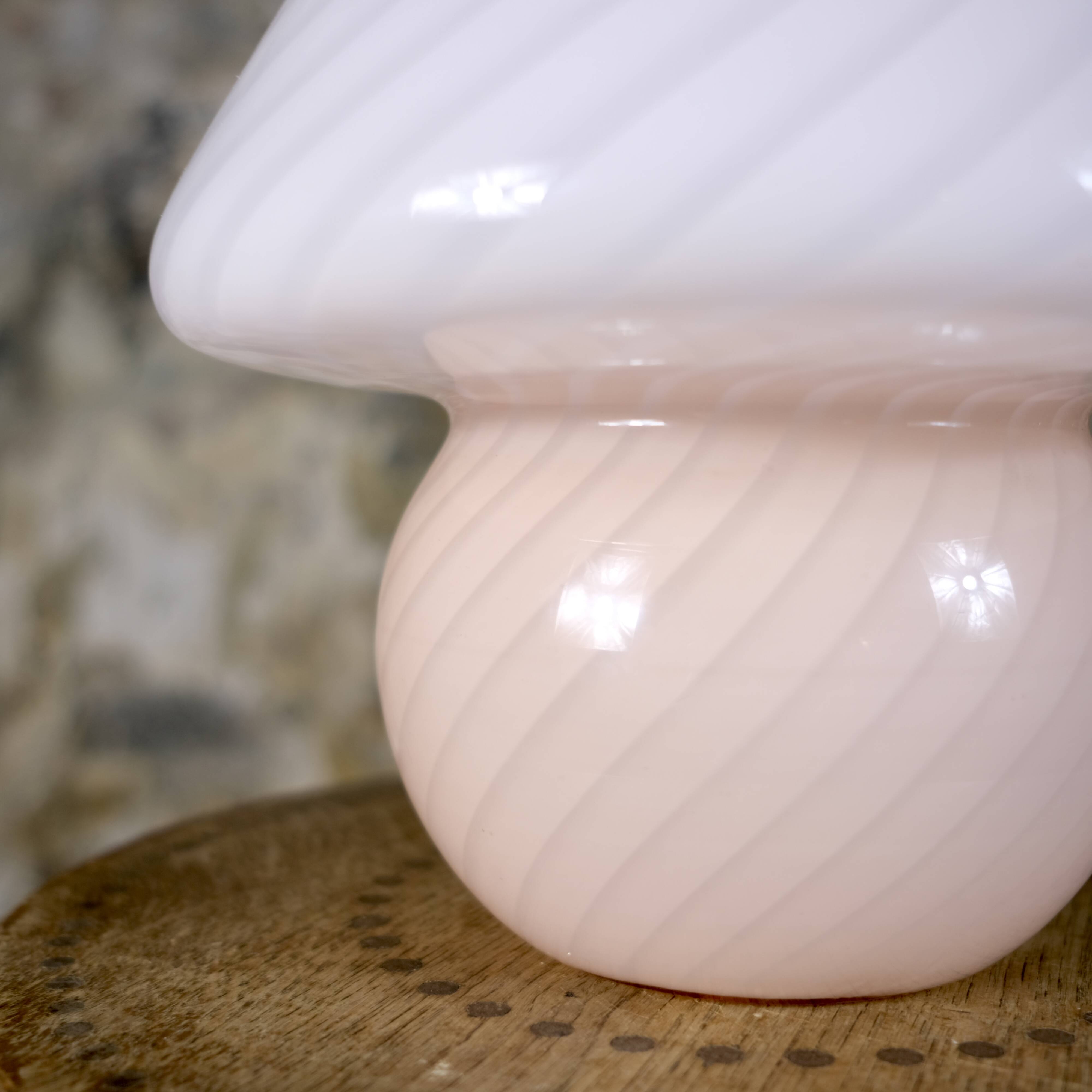 Murano glass mushroom lamp, Italy, 1970s
