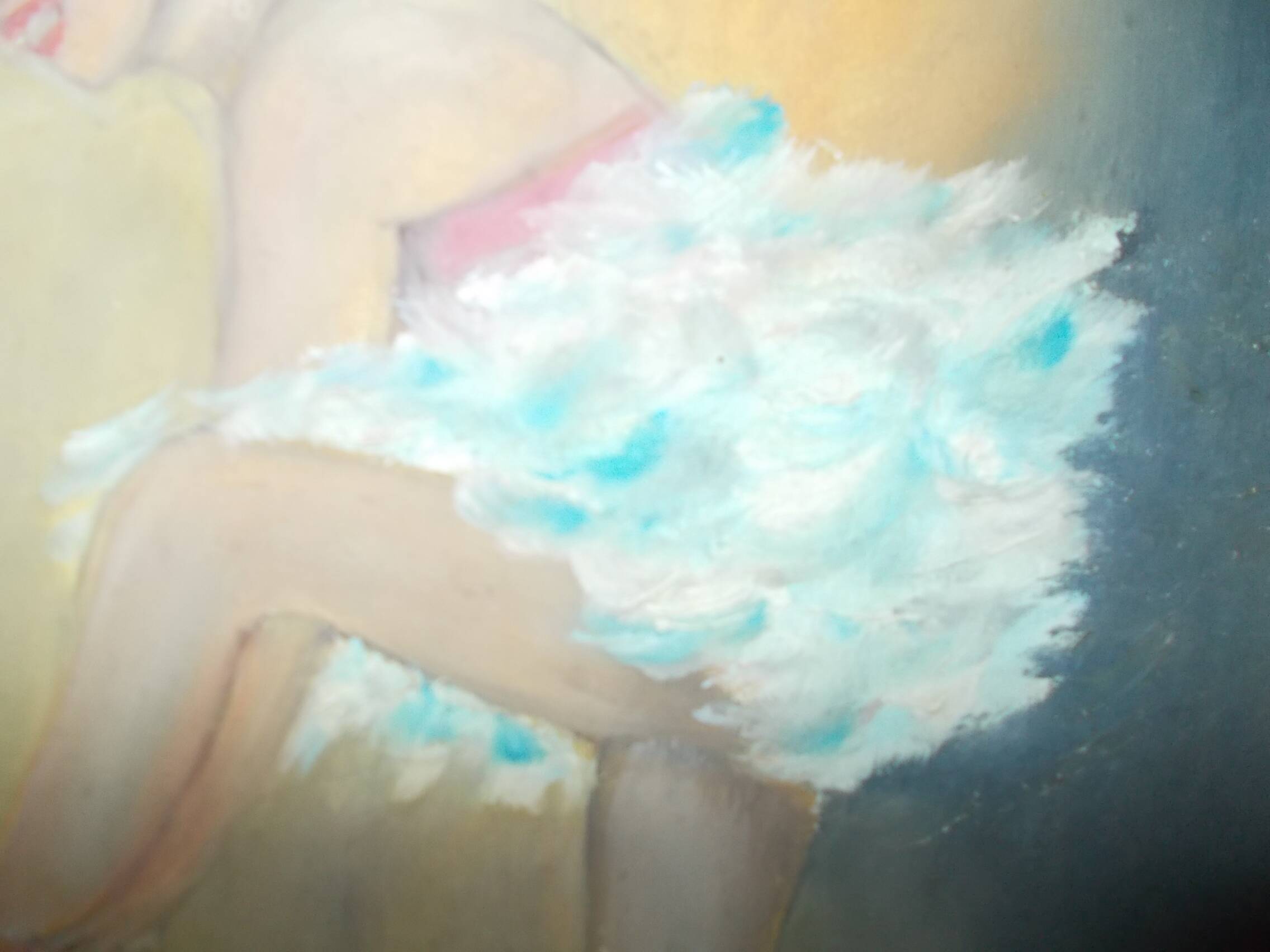 Oil on canvas dancer