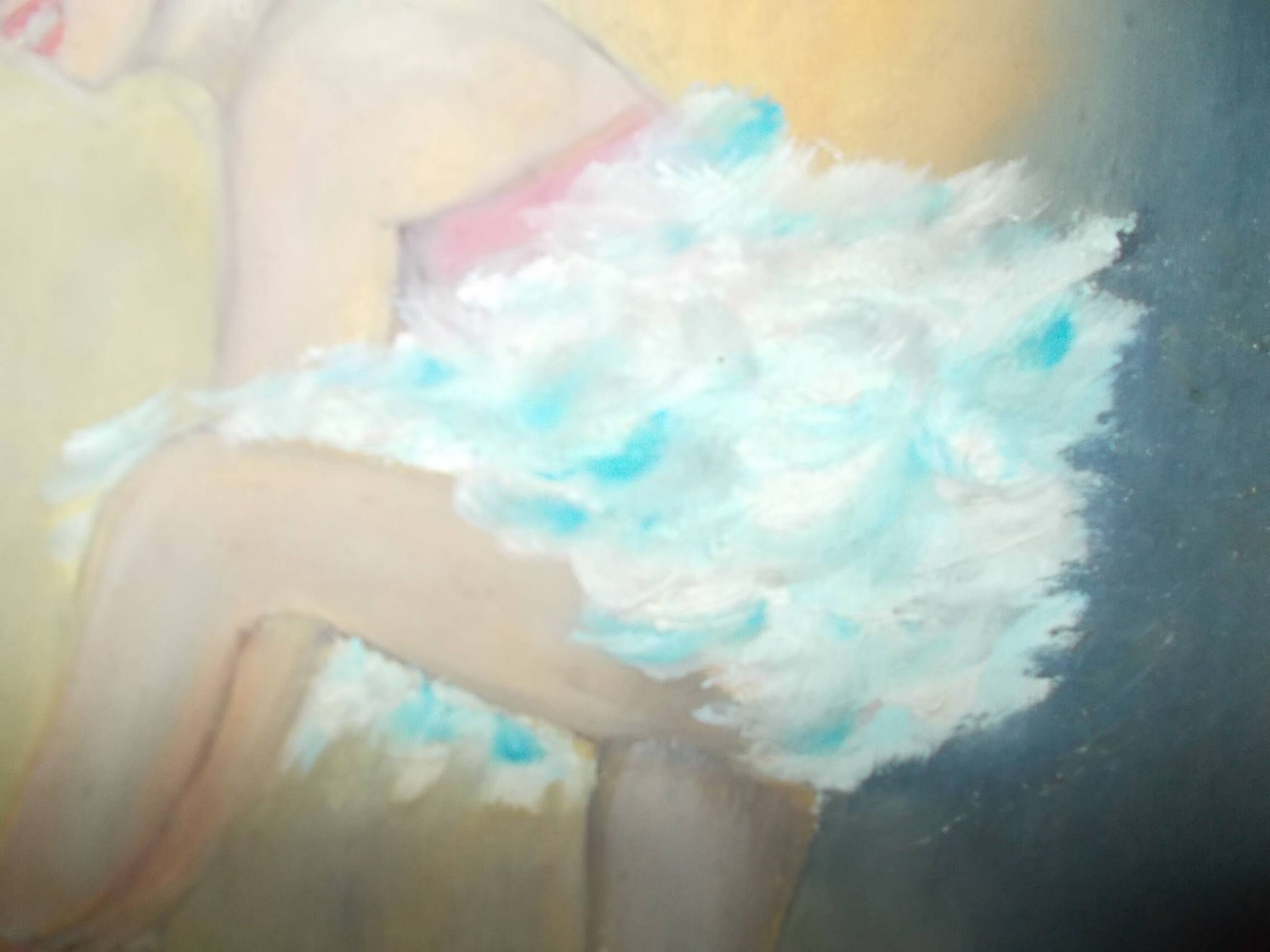 Oil on canvas dancer
