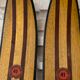 Vintage wooden Rossignol Hickory ski pair