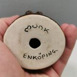 Two ceramic monks, from ENKÖPING ceramics Sweden 1970-80s