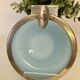 Cendrier opaline bleue