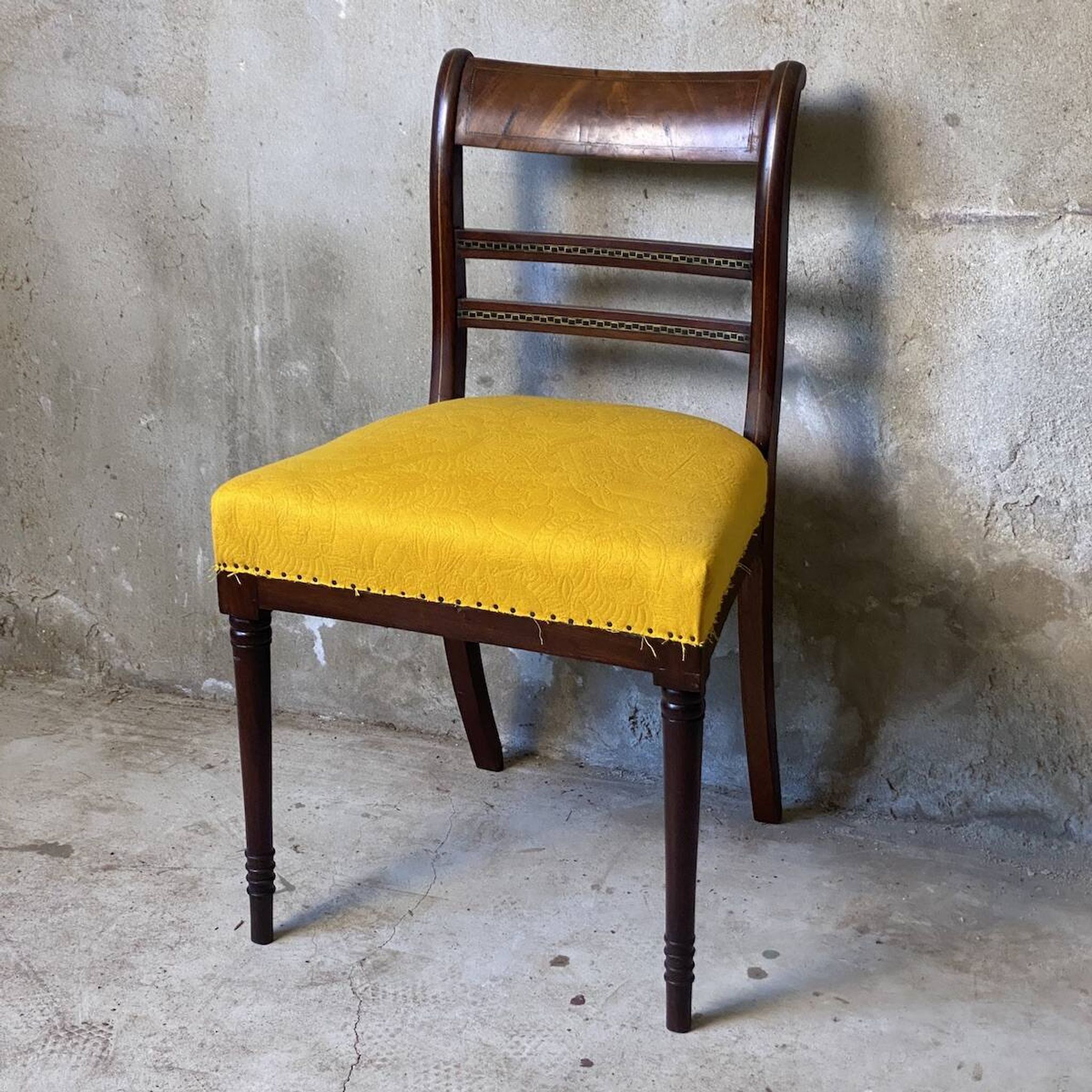 19th-century mahogany chair