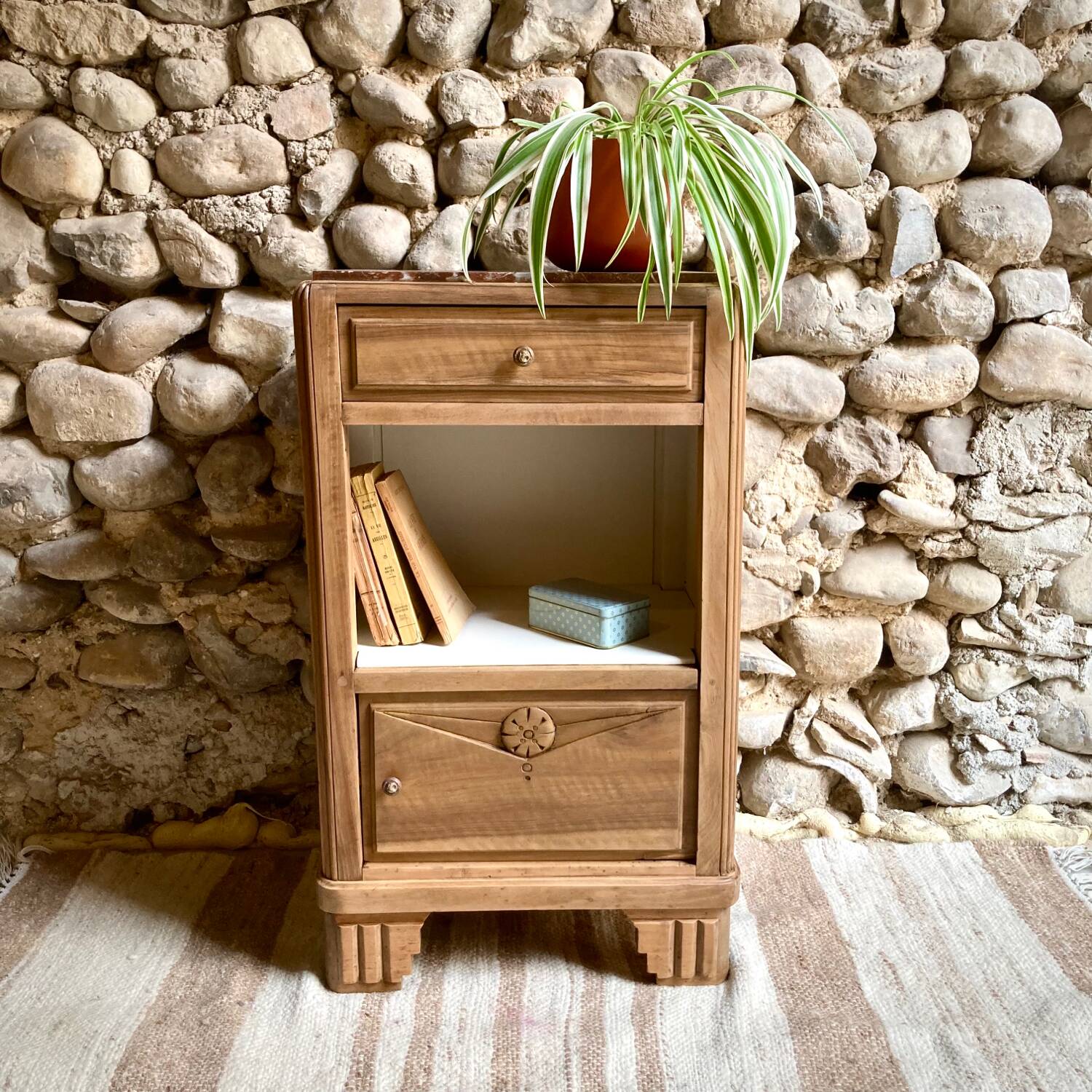 Art deco bedside table