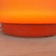 Atomic mushroom lamp orange glass 70's