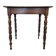 Table ancienne en chêne français avec tiroir, seconde moitié des années 1800