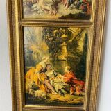 Florentine wooden triptych painting