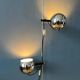 Chrome ball floor lamp Herda Mid-Century 1970s