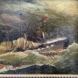19th century painting "The Shipwreck"