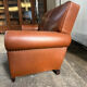 Leather club sofa