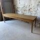 Large antique wooden table with turned legs – 250 cm