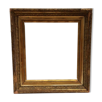 Old frame in gilded wood