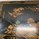 Vintage Japanese-style coffee table in painted lacquered wood