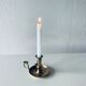 Antique brass candle holder