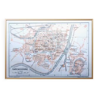 Imprimée en 1906, Carcassonne, Aude, France