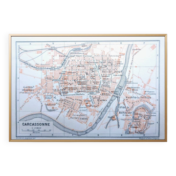 Printed in 1906, Carcassonne, Aude, France