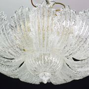 Garda, luxury Italian Murano glass ceiling light or flush mount, 1980s