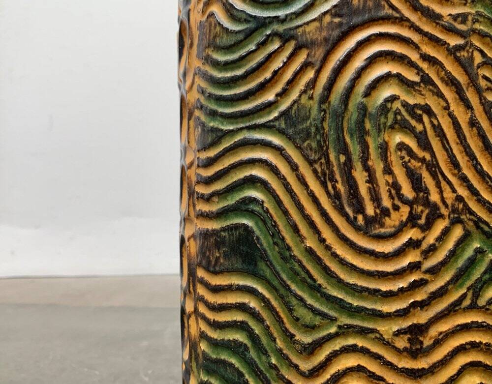 Brutalist pedestal vase by Dümler & Breiden, mid-century, 1960s.