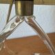 Lampe vide poche cristal années 60