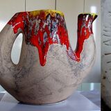 Vallauris vintage abstract pitcher