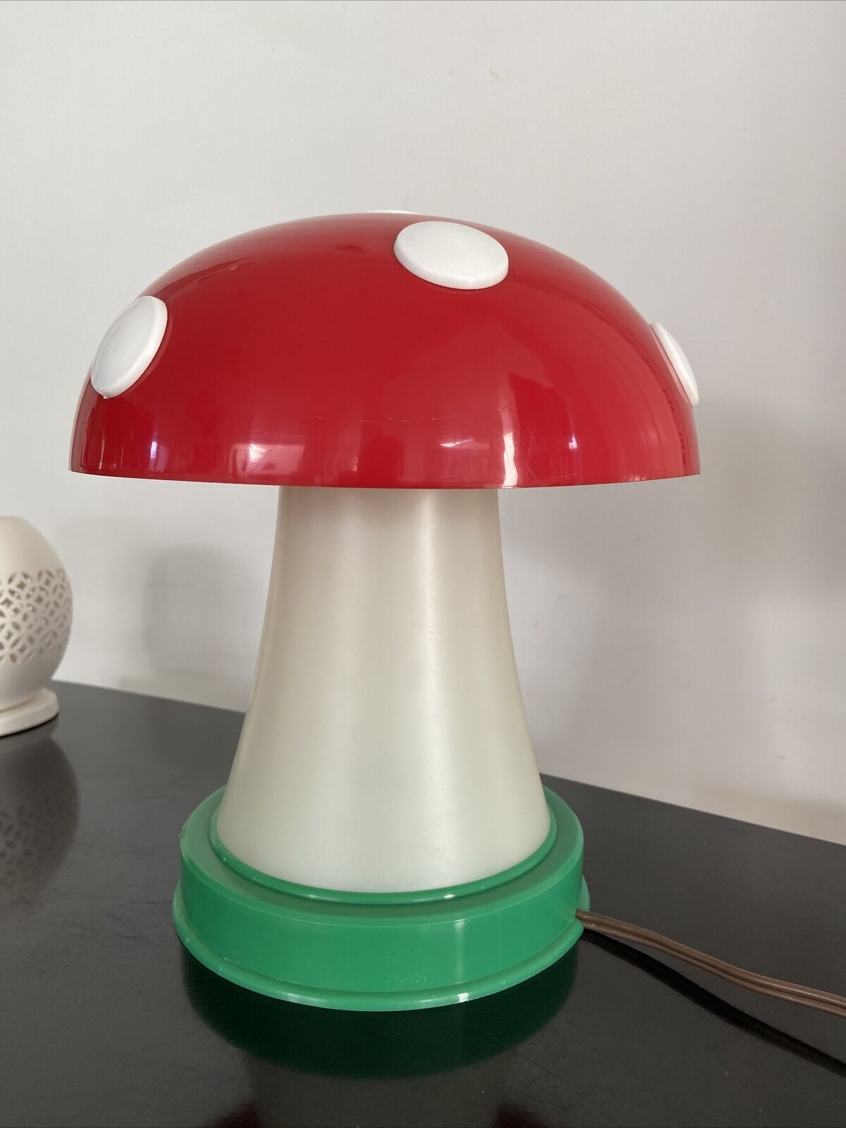 Vintage lamp mushroom night light child deco works