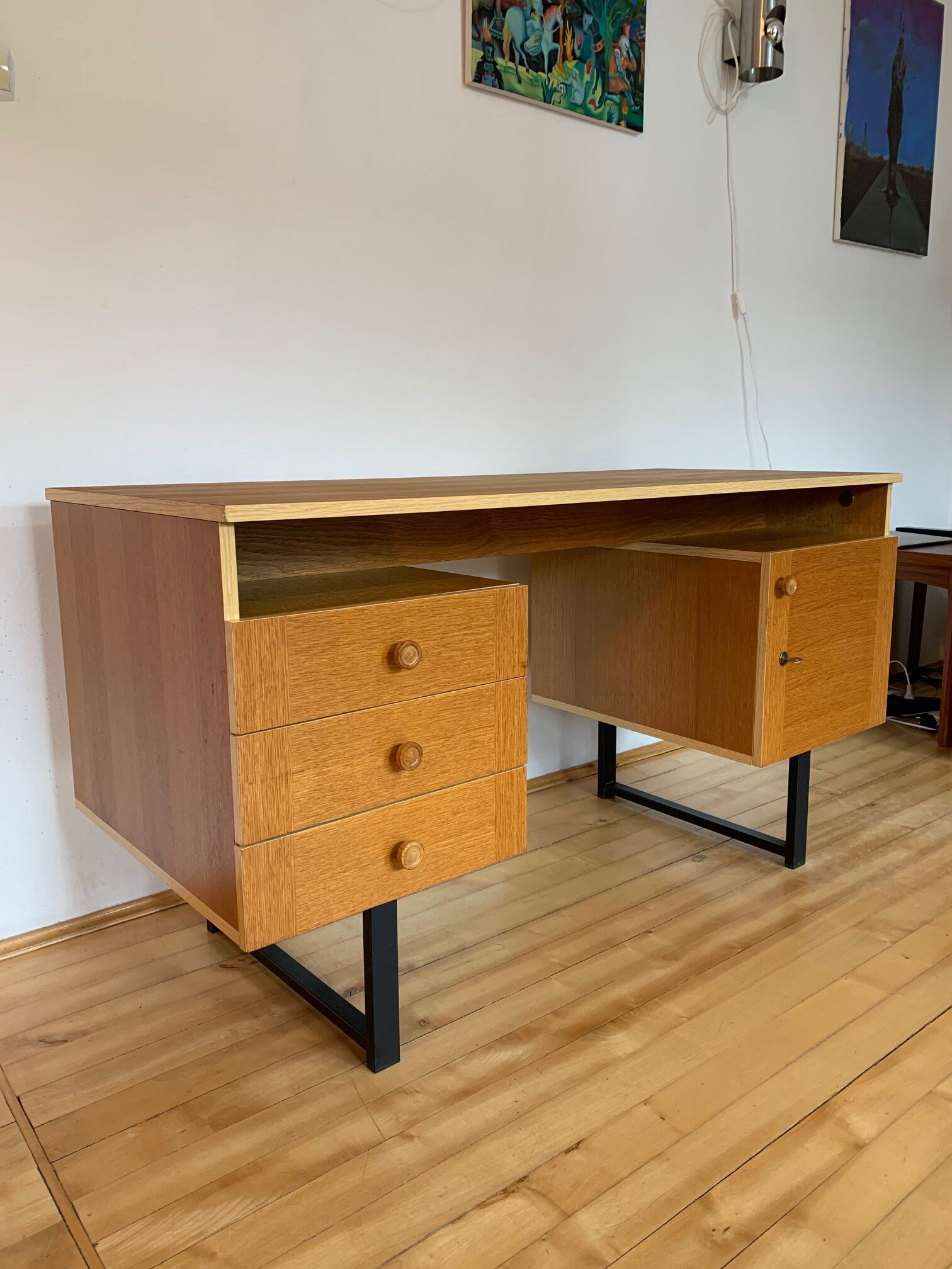 Royal Board double-sided desk, Sweden, 1970s