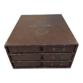 Vintage drawer unit from the Thiriez Cartier Bresson haberdashery, antique.