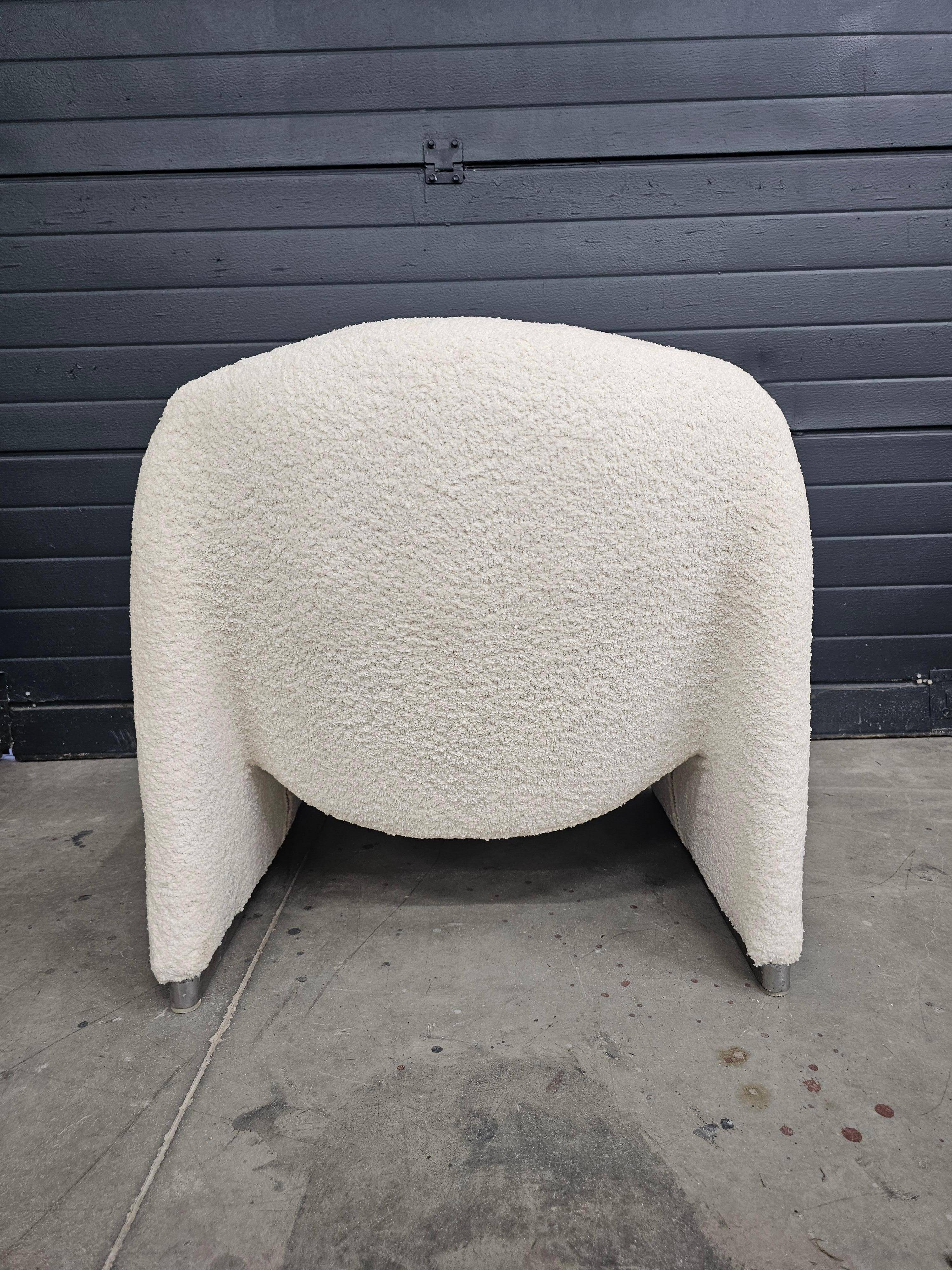 Fauteuil Alky en bouclé par Giancarlo Piretti pour Artifort