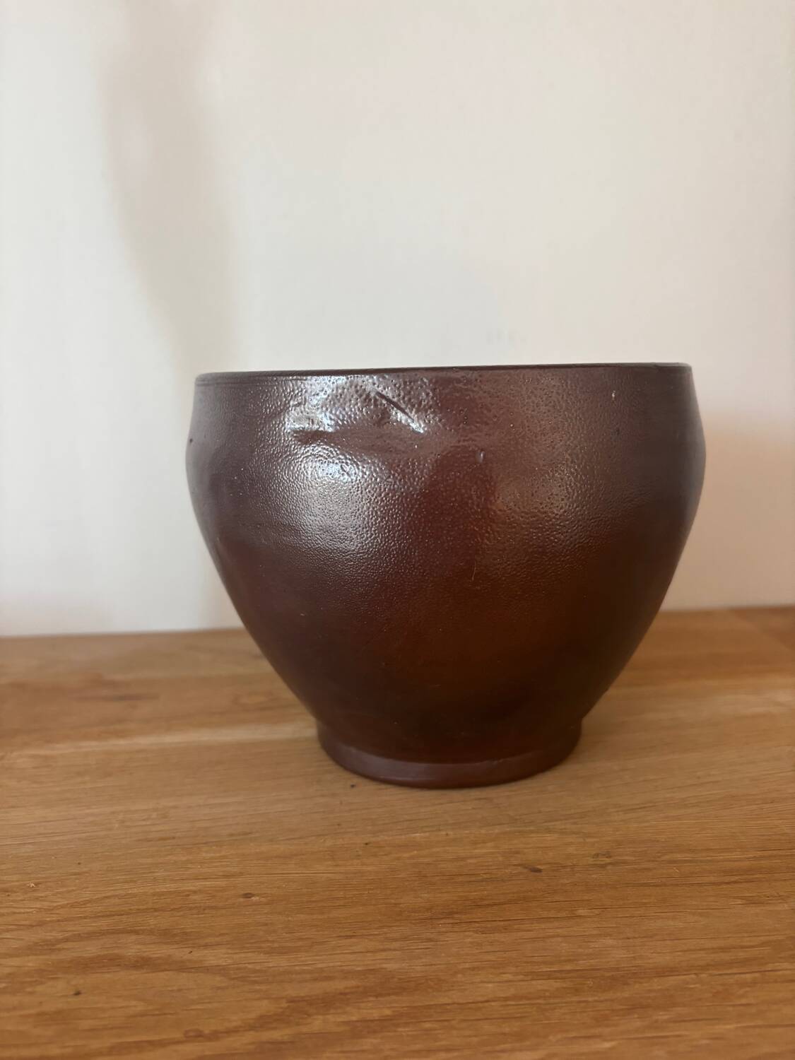 Beautiful Normandy Turgis Calvados handcrafted stoneware pot