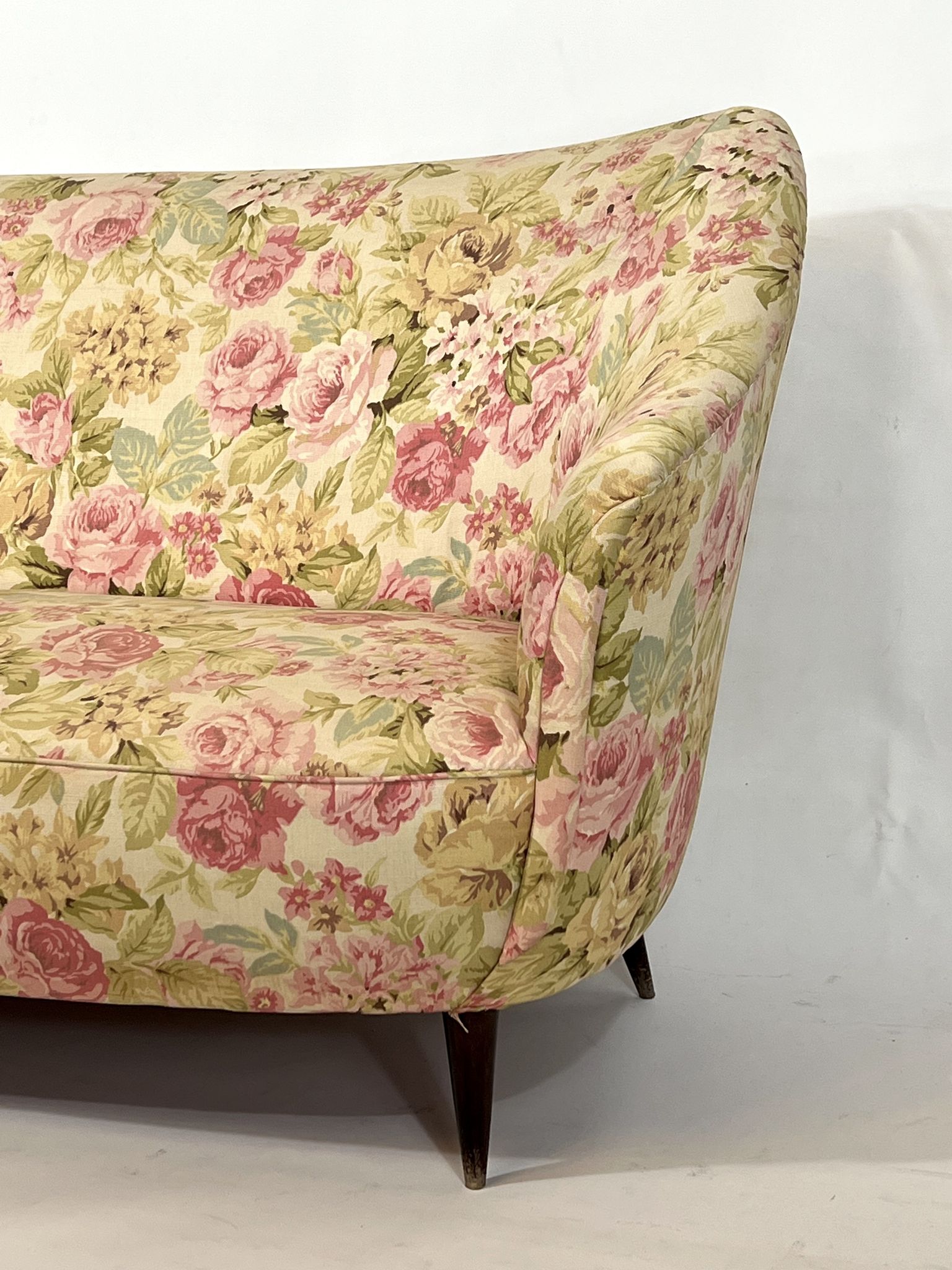 Mid-century Italian two-seater sofa