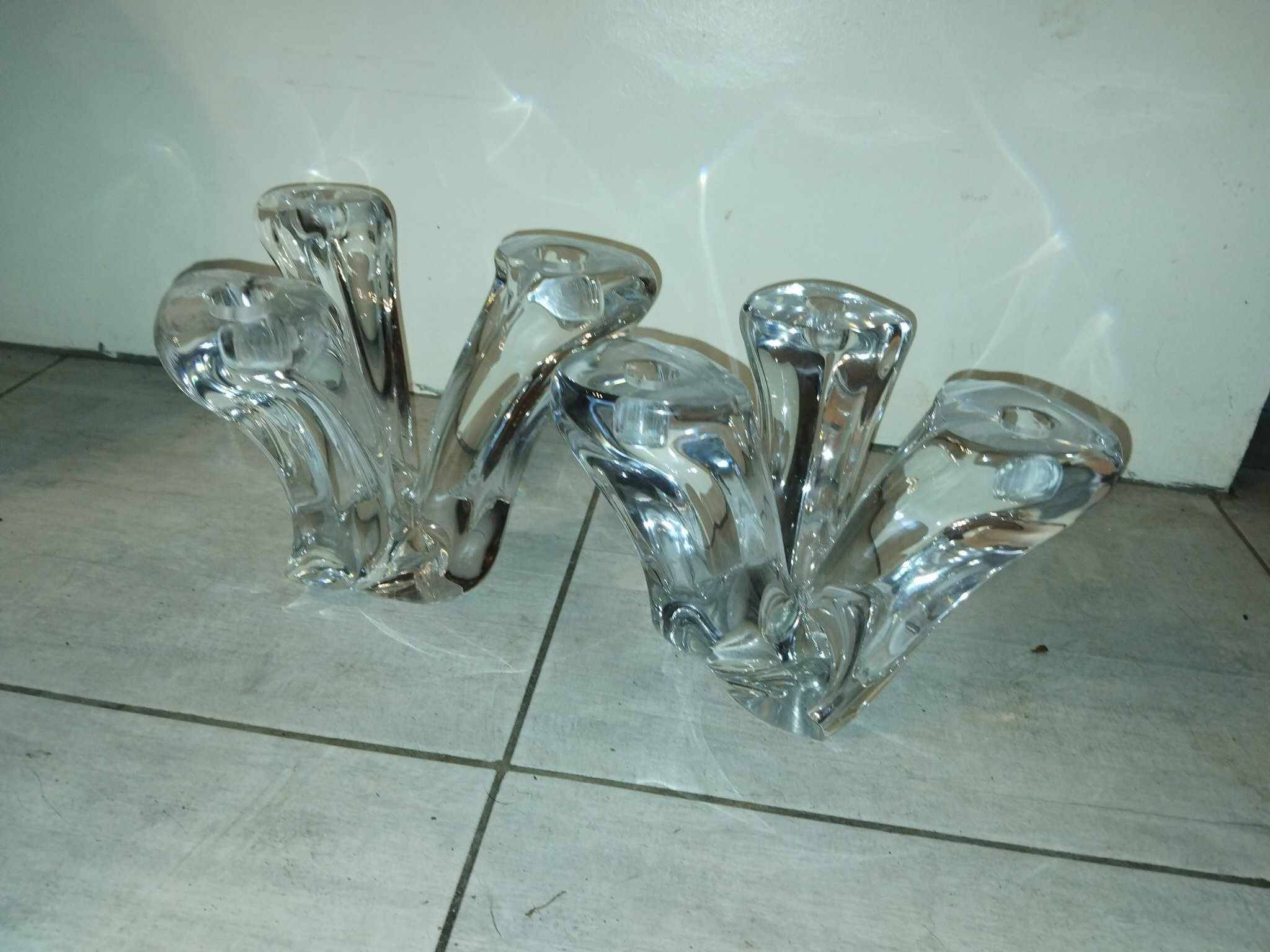 2 large crystal chandeliers from the 50s/60s.