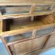 Large antique display cabinet made of solid wood – Late 19th century