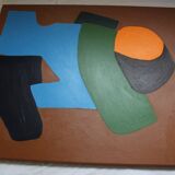 Colorful figurative abstract "You and me"