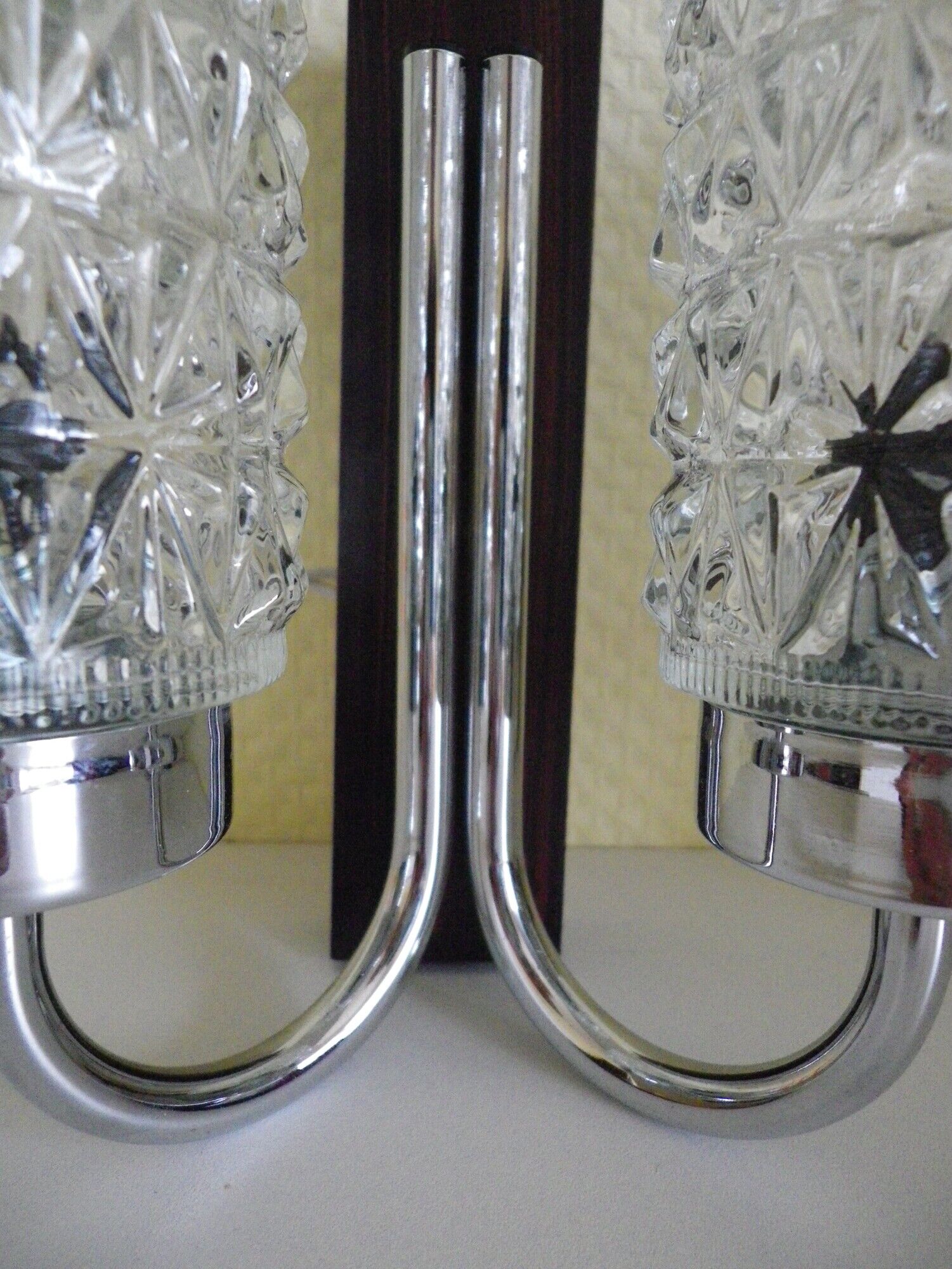 Set of two double wall mural vintage  1960s