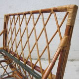 Bed with drawer rattan bed