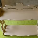 Art deco wooden shelf