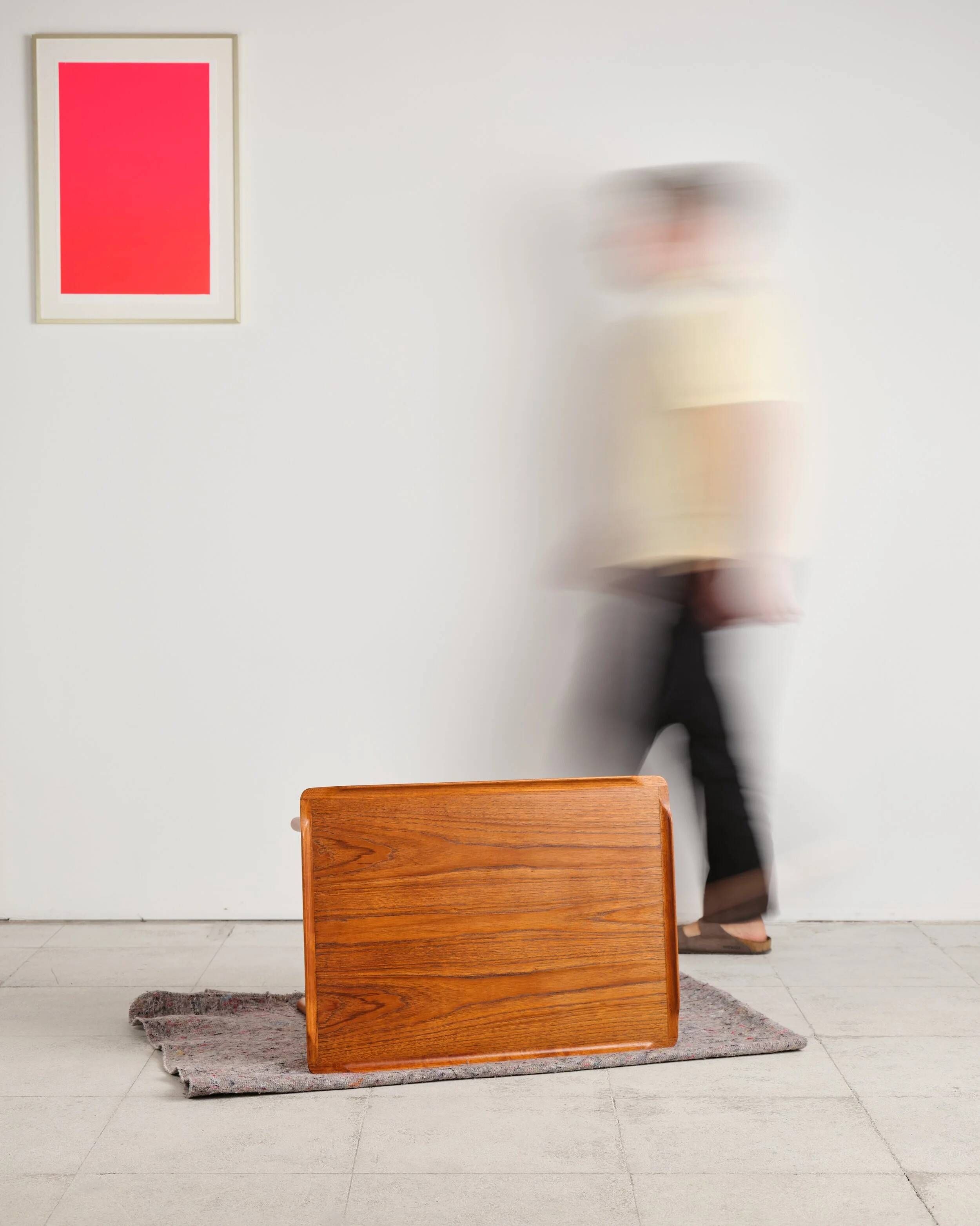 Teak coffee table by Holger Georg Jensen for Kubus, Denmark, 1960s.