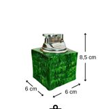 Vintage Green Alabaster Romano Bianchi Table Lighter