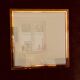 Postmodern Square Bronze Mirror from Belgo Chrom, Belgium, 1980s